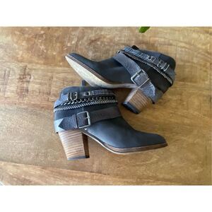 Dolce Vita Yazmin Motorcycle  Block Heel Solid Boots for Women Size 7